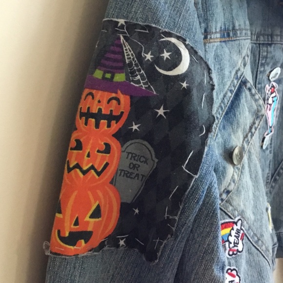 Vintage Destiny Jeans Upcycled Cropped Jean Jacket - Picture 12 of 15